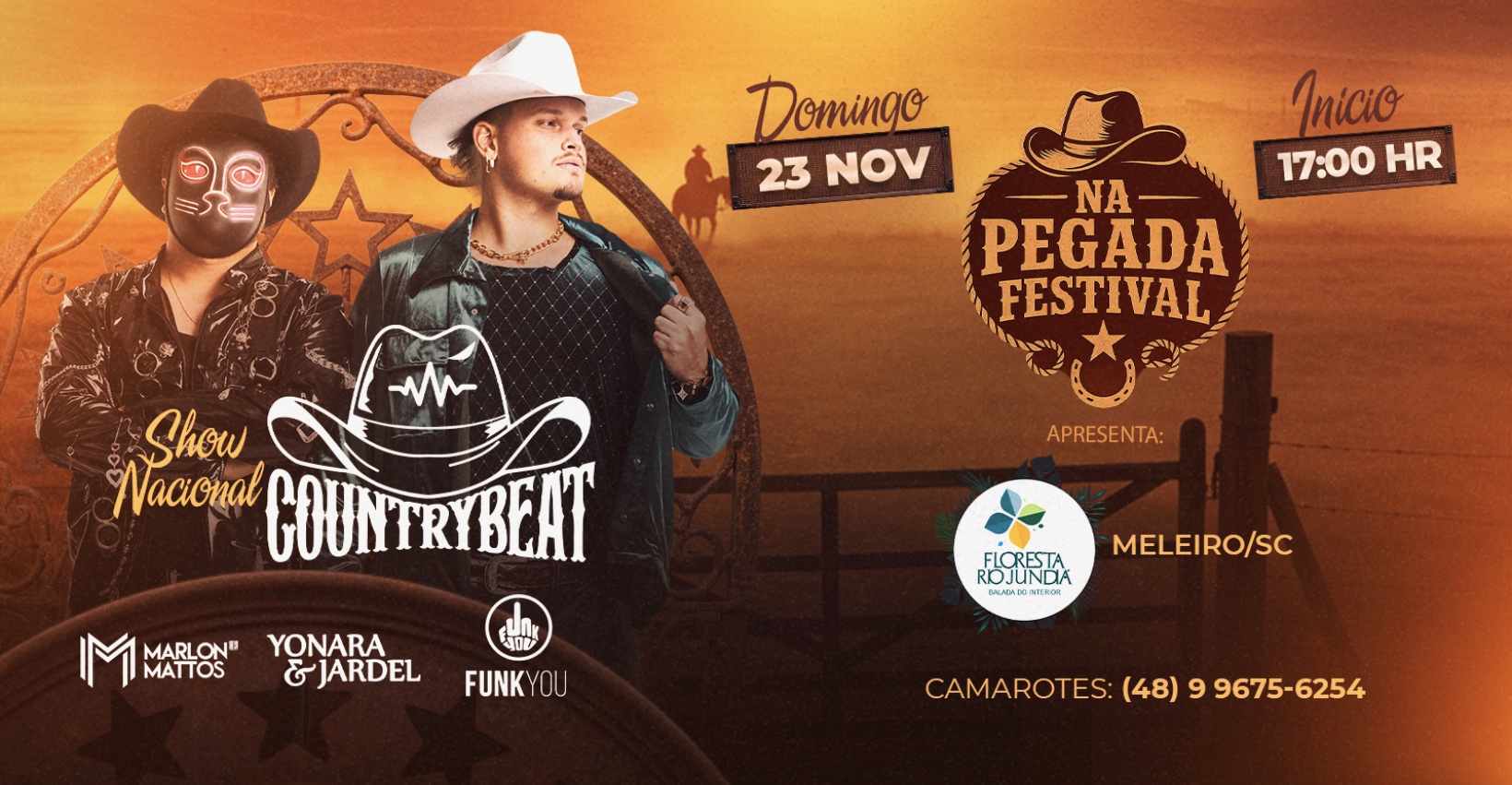 Na Pegada Festival Country Beats em Meleiro
