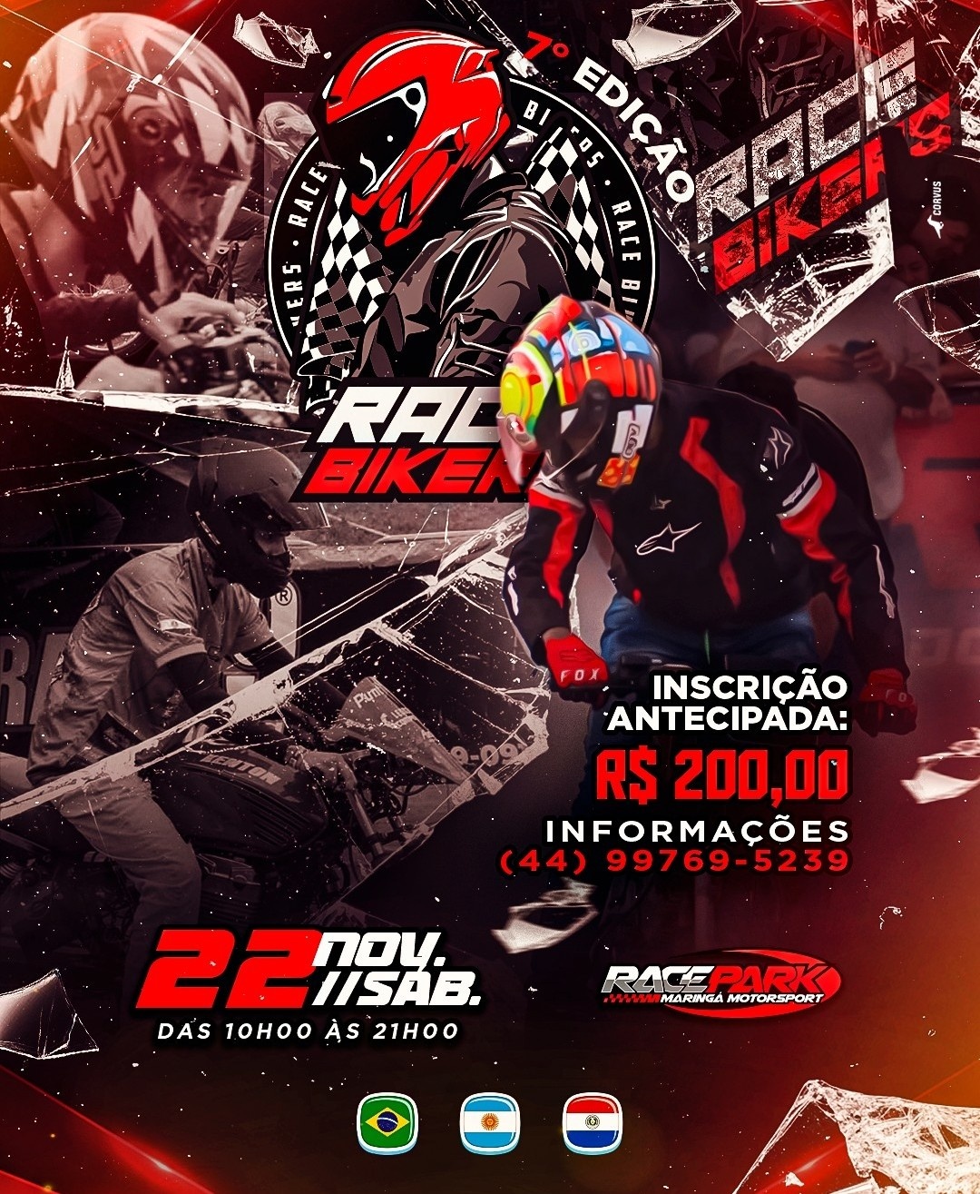 Image for the event: 7ª EDIÇÃO RACE BIKERS - Arrancada de motos