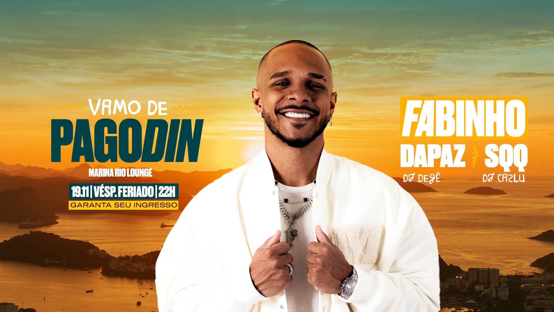 Vamo de Pagodin - Fabinho - da Paz - Dj Degê - Sqq em Rio de Janeiro
