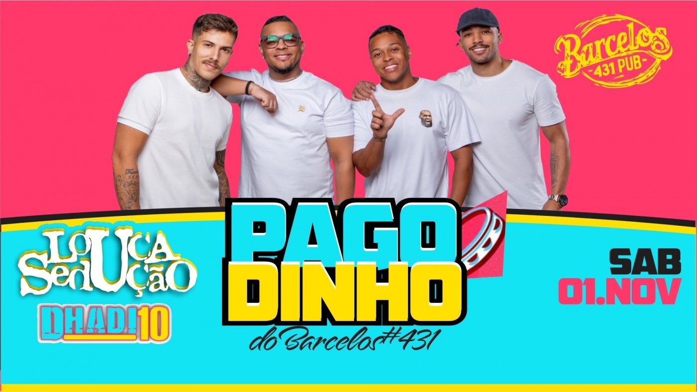 Pagodinho do Barcelos 431 com Louca Sedução em Porto Alegre - Sympla