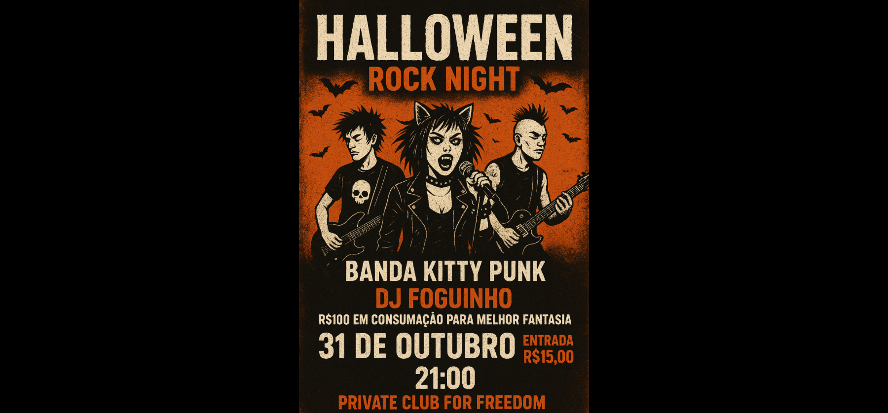 Halloween rock night
