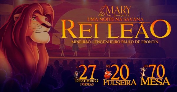 Imagem do evento Uma Noite na Savana - O Rei Leão