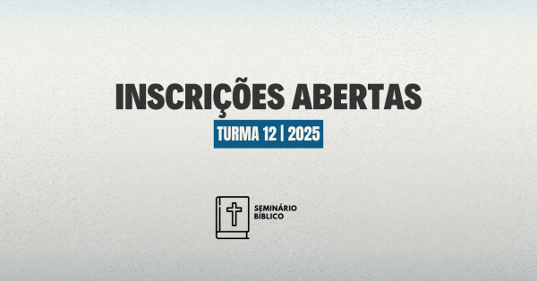 Imagem do evento INSCRIÇÕES: SEMINÁRIO BÍBLICO 2026