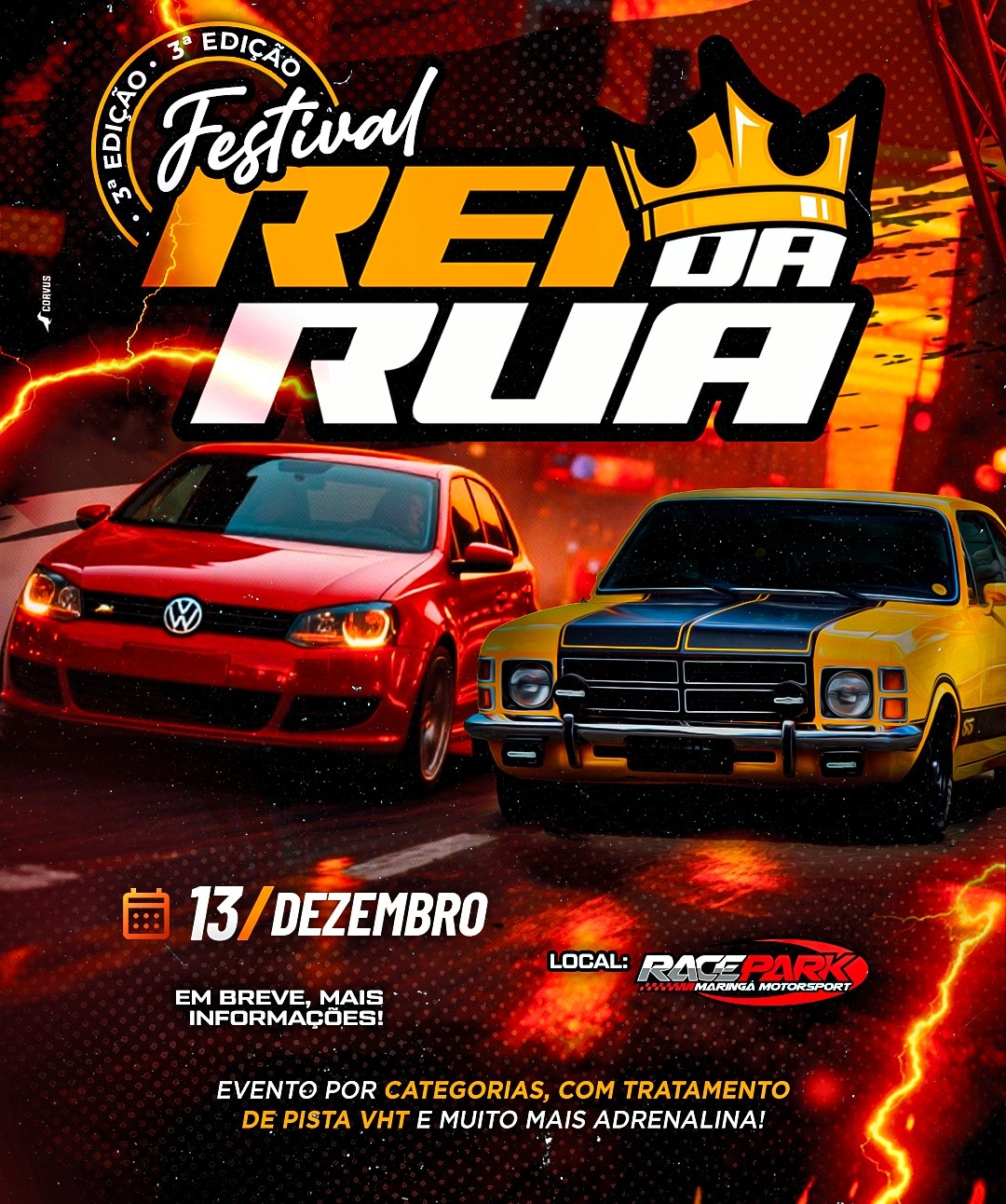 Image for the event: 3ª EDIÇÃO FESTIVAL REI DA RUA CARROS