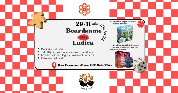 Imagem do evento Lúdica BoardgameDay