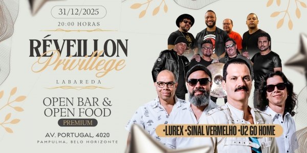 Imagem do evento RÉVEILLON PRIVILLEGE - PELA PRIMEIRA VEZ NO CLUBE LABAREDA