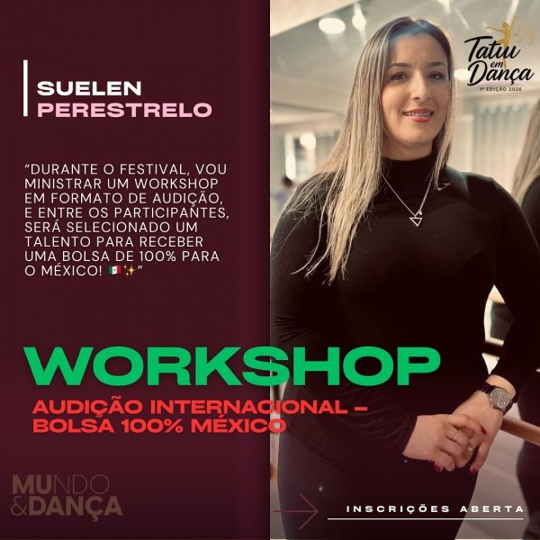 Imagem do evento WORKSHOP AVALIATIVO  BOLSA 100% PARA O MÉXICO