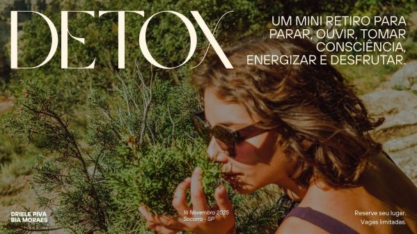 Imagem do evento Detox: Um mini retiro para parar, respirar e sentir