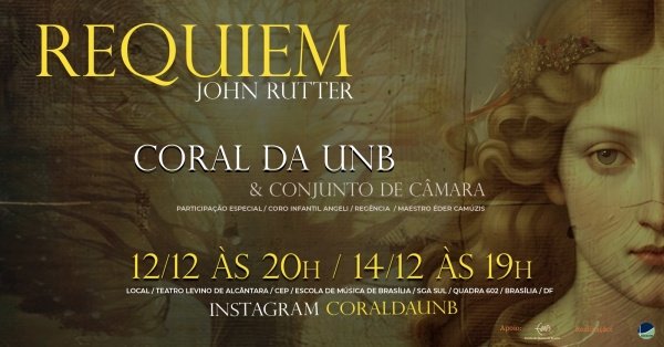 Imagem do evento Requiem de John Rutter - Coral da UnB