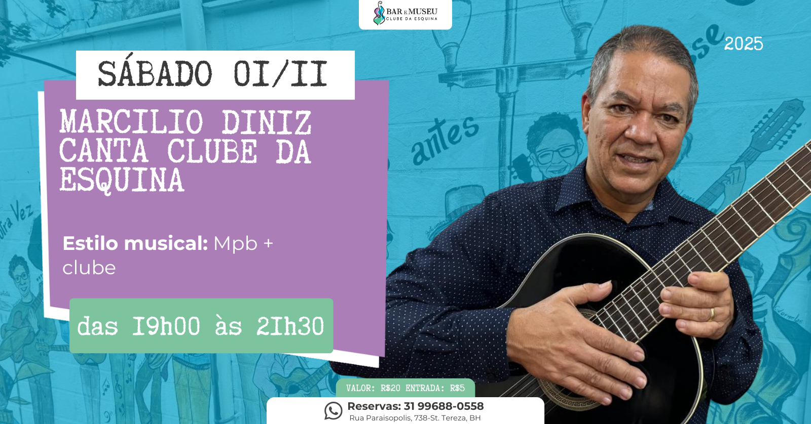 New Home - Push 19 Marcilio Diniz canta Clube da Esquina