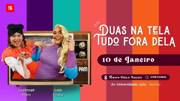 Imagem do evento DUAS NA TELA TUDO FORA DELA