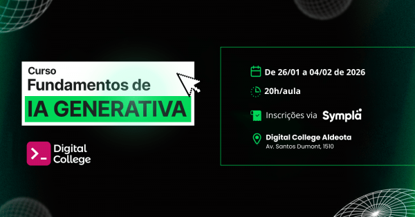 Imagem do evento CURSO - Fundamentos de IA Generativa para Profissionais - Turma 12