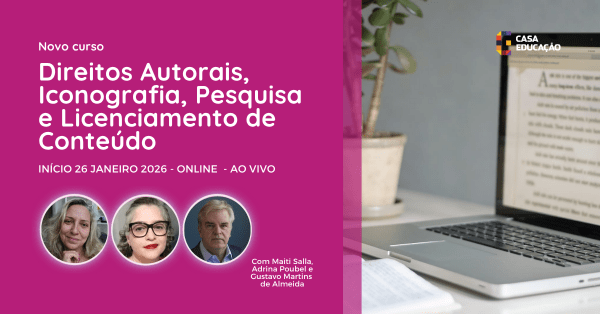 Imagem do evento Curso Direitos Autorais, Iconografia, Pesquisa e Licenciamento de Conteúdo | EAD ao vivo