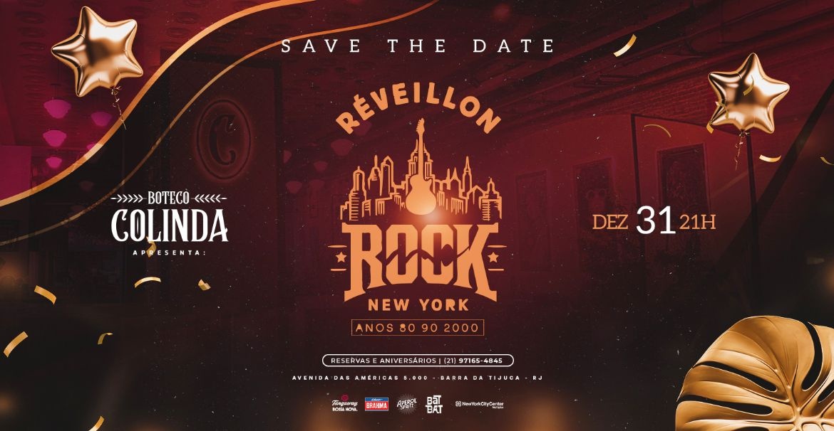 RÉVEILLON ROCK NEW YORK NO COLINDA
