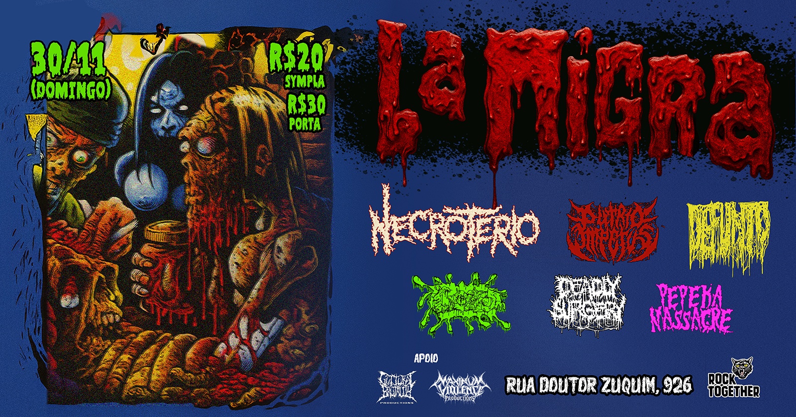 La Migra fest - Gore Supremacy Edition em São Paulo - Sympla