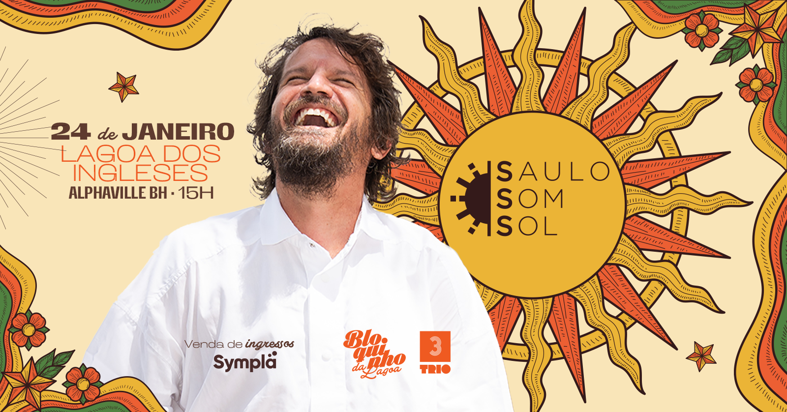Saulo, Som e Sol | Bloquinho da Lagoa em Nova Lima