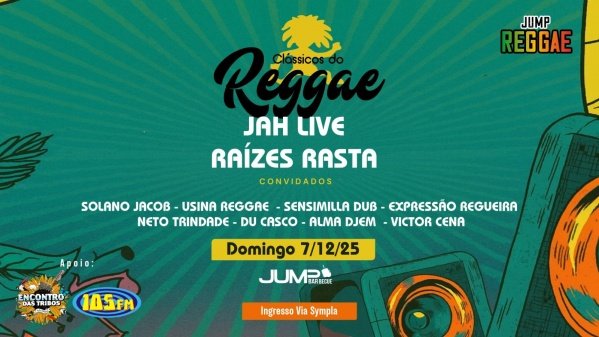 JumpReggae - Clasicos do Reggae em Jundiaí - Sympla