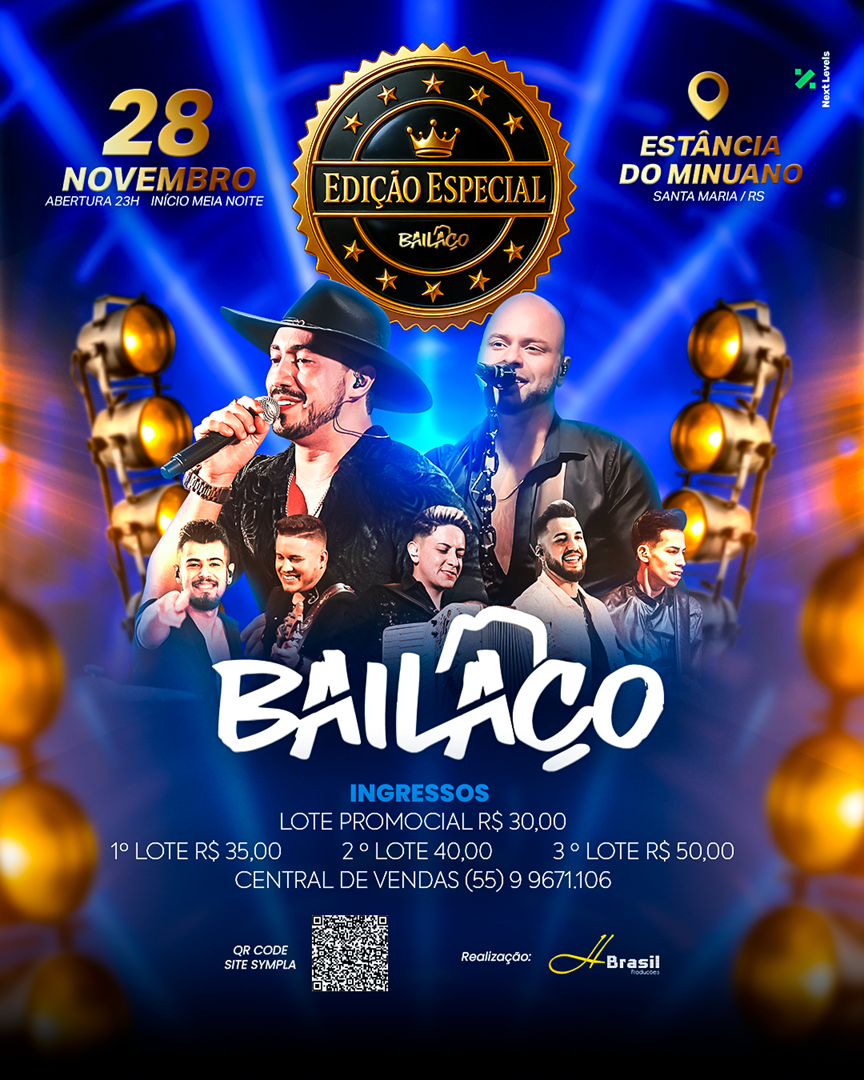 Grupo Bailaço dia 28/11 na Estância do Minuano - Edição Especial