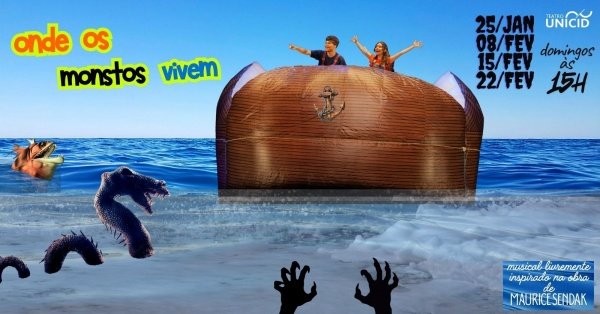Imagem do evento Onde Os Monstros Vivem - Um Musical