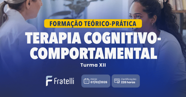 Imagem do evento 2026 - Formação Teórico-prática em Terapia Cognitivo- Comportamental - Turma 12 (Desconto exclusivo