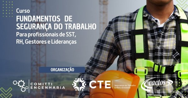 Imagem do evento Curso Fundamentos de Segurança do Trabalho - Turma 12