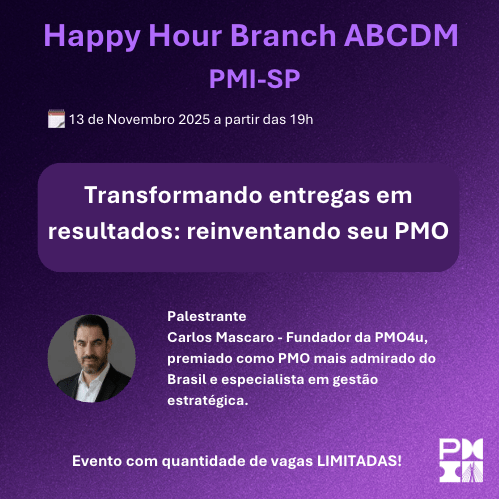 HAPPY HOUR BRANCH ABCDM - PMI SÃO PAULO em Santo André - Sympla