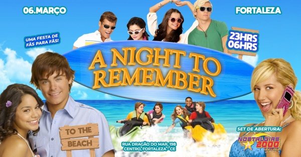 Imagem do evento A Night To Remember - Edição FORTALEZA -  Rua Dragão do Mar, 198