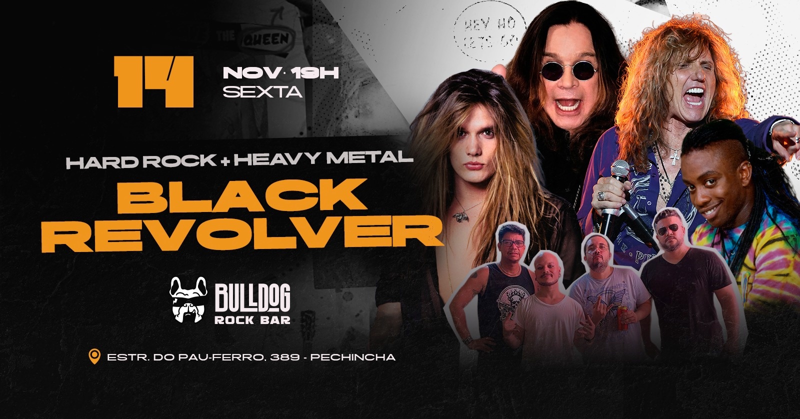 14 de Novembro - MUITO HARD & HEAVY COM A BLACK REVOLVER!