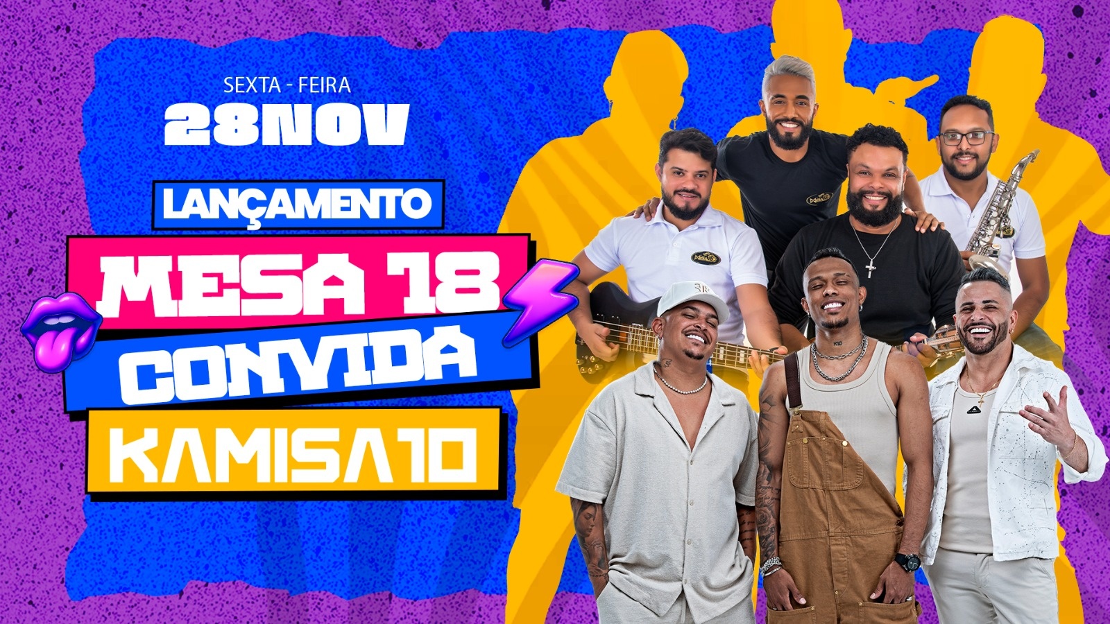 Mesa 18 Convida Kamisa 10 em Parauapebas