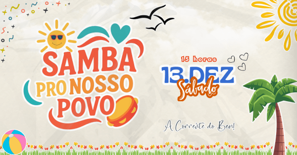 Imagem do evento Samba Pro Nosso Povo | A corrente do Bem!