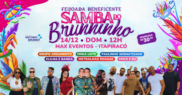 Imagem do evento Feijoada Beneficente do Brunninho - 2025