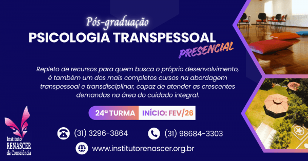 Imagem do evento PÓS-GRADUAÇÃO EM PSICOLOGIA TRANSPESSOAL - PRESENCIAL