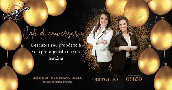 Imagem do evento Café de Negócios - Aniversário