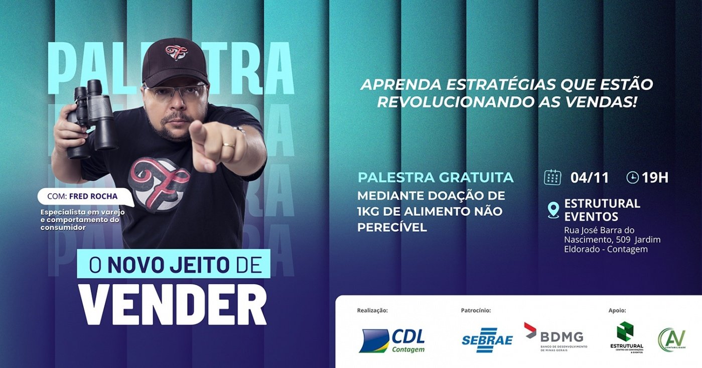 Palestra O Novo Jeito de Vender em Contagem - Sympla