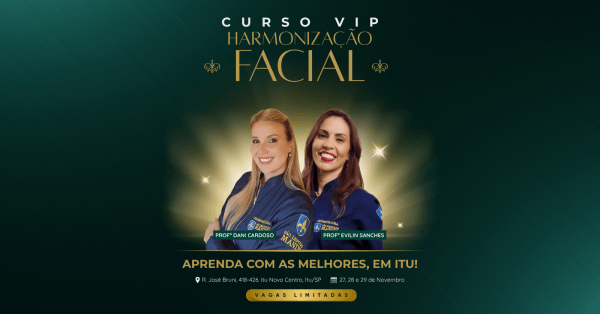 Imagem do evento CURSO VIP - Harmonização Facial - (Toxina Botulínica - Preenchimento Facial - Intercorrências)
