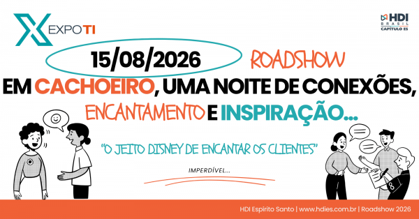 Imagem do evento Roadshow HDI-ES 2026 - Cachoeiro ES