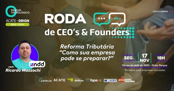 Imagem do evento Roda de CEOS e Founders