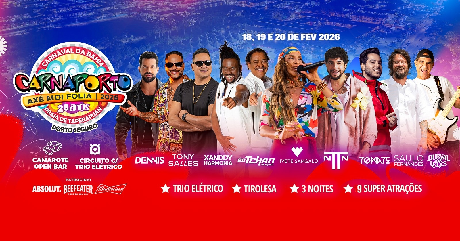 Carnaporto Axé Moi 2026 - Porto Seguro, BA