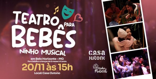 Imagem do evento Teatro para Bebês: Ninho Musical em Belo Horizonte