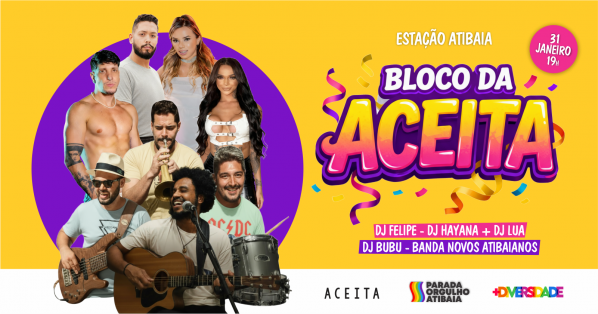 Imagem do evento Bloco da Aceita