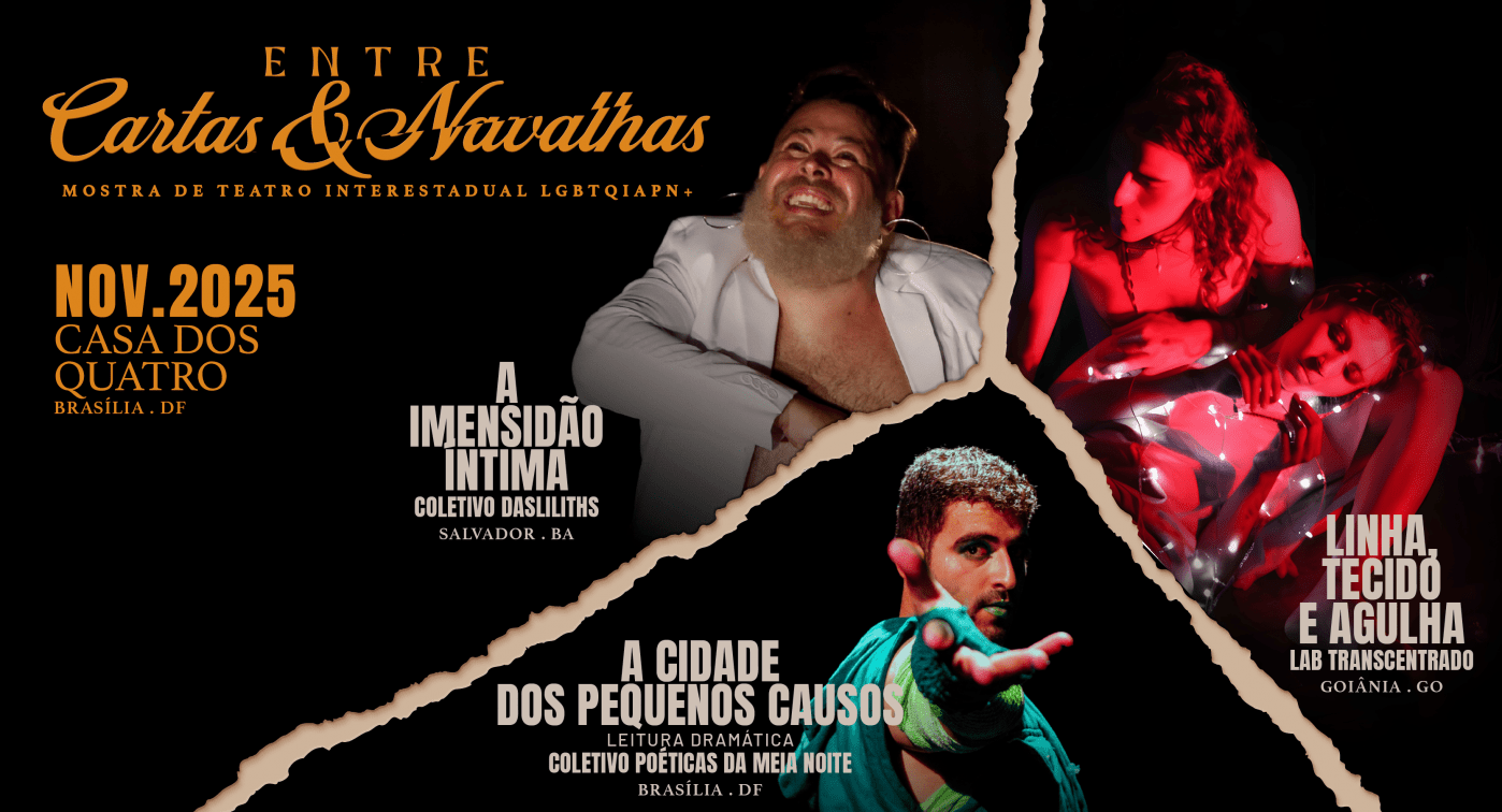Mostra de Teatro Interestadual LGBTQIAPN+ – Entre Cartas e Navalhas