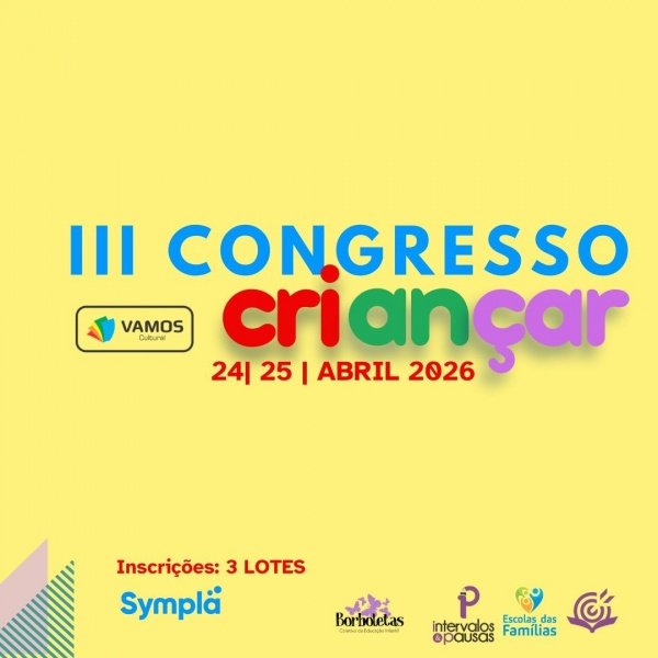 Imagem do evento III CONGRESSO CRIANÇAR 2026 - A documentação pedagógica como expressão e construção das identidades