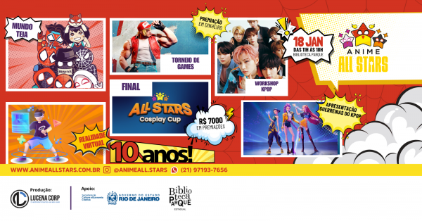 Imagem do evento Anime All Stars 7° Edição
