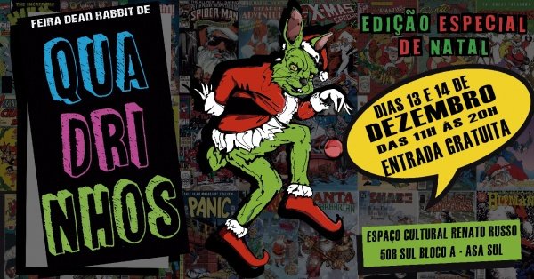Imagem do evento Feira Dead Rabbit de Quadrinhos - Edição de Natal