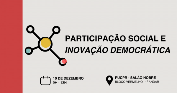 Imagem do evento Participação Social e Inovação Democrática