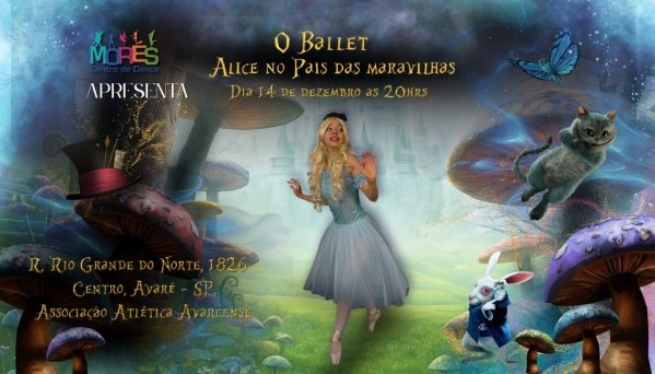 Imagem do evento Espetaculo Mores - Alice no país das maravilhas