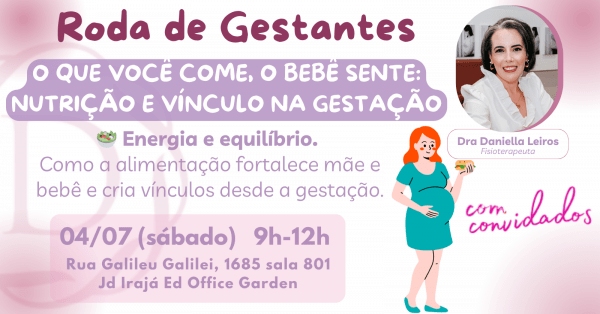 Imagem do evento Roda de Gestantes Julho 2026