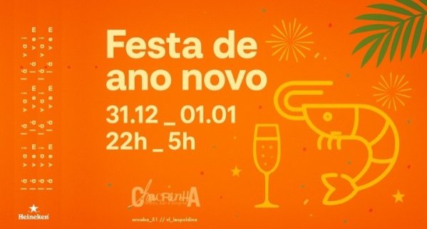 Imagem do evento RÉVEILLON :: LÁ VAI LÁ VEM DE ANO NOVO