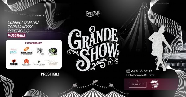 Imagem do evento O GRANDE SHOW - Espetáculo de Dança e Teatro Evidencie