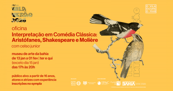 Imagem do evento INTERPRETAÇÃO EM COMÉDIA CLÁSSICA